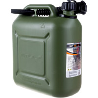 Канистра для ГСМ вертикальная, 10 л пластиковая, усиленная STELS 53126