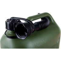 Канистра для ГСМ вертикальная, 10 л пластиковая, усиленная STELS 53126