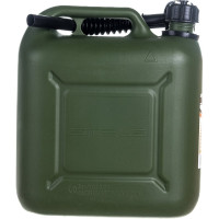 Канистра для ГСМ вертикальная, 10 л пластиковая, усиленная STELS 53126