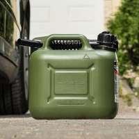 Канистра для ГСМ вертикальная, 5 л пластиковая, усиленная STELS 53124