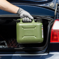 Канистра для ГСМ вертикальная, 5 л пластиковая, усиленная STELS 53124