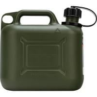 Канистра для ГСМ вертикальная, 5 л пластиковая, усиленная STELS 53124