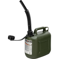 Канистра для ГСМ вертикальная, 5 л пластиковая, усиленная STELS 53124