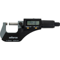 Цифровой микрометр Inforce 0-25мм/0-1"*0.001мм/0.00005" 06-11-44