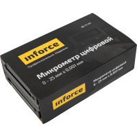 Цифровой микрометр Inforce 0-25мм/0-1"*0.001мм/0.00005" 06-11-44