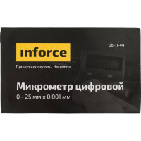 Цифровой микрометр Inforce 0-25мм/0-1"*0.001мм/0.00005" 06-11-44