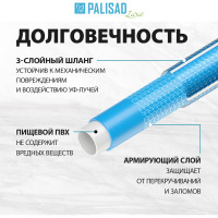 Поливочный армированный шланг PALISAD LUXE 4 слоя, 3/4", 15м 67638