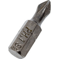 Биты для отвертки PH1х25мм, 1/4 Hex, S2, 10 шт. GRIFF 030393