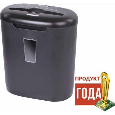 Уничтожитель BRAUBERG S6 3 уровень секретности, 5x34 мм, 6 листов, 16 л, скобы 530963