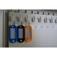 Шкафчик на 140 ключей BRAUBERG 370х280х80 мм, с замком, +140 брелоков, серый, 290340