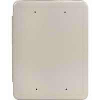 Шкафчик на 140 ключей BRAUBERG 370х280х80 мм, с замком, +140 брелоков, серый, 290340