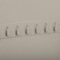 Шкафчик на 140 ключей BRAUBERG 370х280х80 мм, с замком, +140 брелоков, серый, 290340