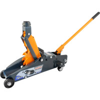 Подкатной домкрат с фиксатором в кейсе Ombra OHT225C 2.5 т 140-387 мм 55762 055762