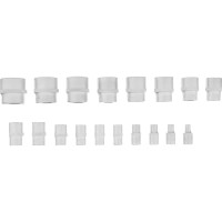 Набор торцевых головок с трещоткой, 1/4"и 3/8", 44 предм, STELS 13575
