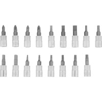 Набор торцевых головок с трещоткой, 1/4"и 3/8", 44 предм, STELS 13575