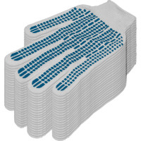 Перчатки х/б с ПВХ Без бренда Протектор 10 класс, 10пар/уп 67806
