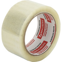 Клейкая лента BRAUBERG 48 мм х 66 м, упаковочная, прозрачная, 45 мкм, 221108