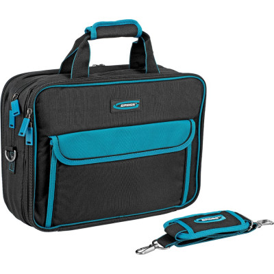 Сумка для инструмента GROSS  Meister, 31 карман, отсек для ноутбука, наплечный ремень 90271