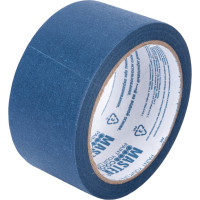 Малярная бумажная лента MASTER COLOR синяя, термостойкость до 100C, 48 мм х 25 м 30-6114