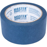 Малярная бумажная лента MASTER COLOR синяя, термостойкость до 100C, 48 мм х 25 м 30-6114