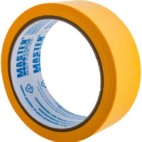 Малярная лента MASTER COLOR золотистая, рисовая бумага, термостойк. до 100C, 36 мм х 25 м 30-6123