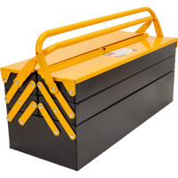 Металлический ящик для инструмента FIT IT с 4-мя раздвижными отделениями 530х200х200 мм 65680