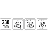 Инструмент для обжима проводов YATO YT-2300