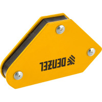 Набор из 2 магнитных сварочных фиксаторов и магнитной клеммы масса DENZEL 97557