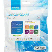 Светодиодная лента Apeyron 12В 18 Вт/м 63