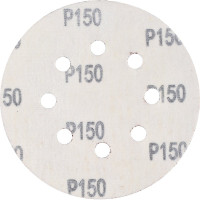 Круг шлифовальный (5 шт; 125 мм; 8 отверстий; P150; липучка) Sturm 9010-1258-150