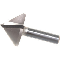 Фреза пазовая галтельная (V-образная 90; 31.8 мм; хвостовик 8 мм) Энкор 28049