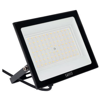 Светодиодный прожектор SFL90-100 IP65 100W 6400K черный SAFFIT 55068