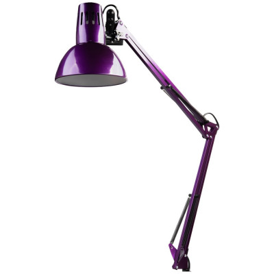 Настольный светильник Camelion KD-312 C12 фиолетовый 230V 40W E27 12341