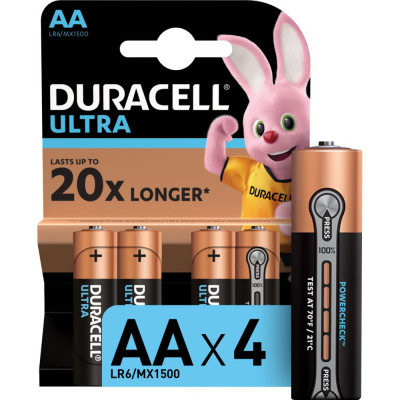 Батарейки Duracell LR6-4BL Ultra Power Б0038761