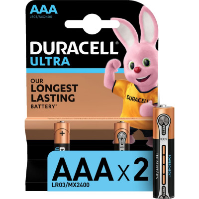 Батарейки Duracell LR03-2BL Ultra Power Б0038760