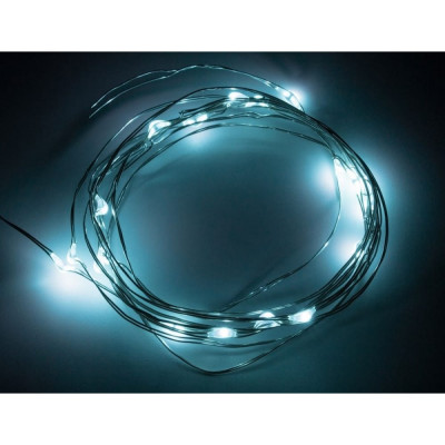 Neon-Night Гирлянда Роса, 2м, 20 LED голубой, IP20, 2хCR2032 в комплекте 303-003