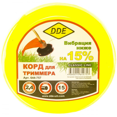 DDE Корд триммерный в блистере 