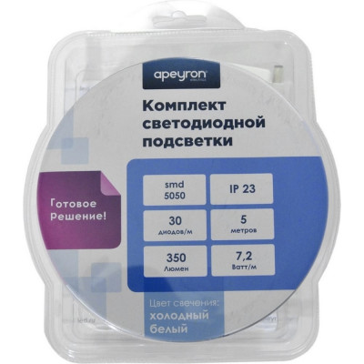 Светодиодная лента Apeyron smd 5050 10-40