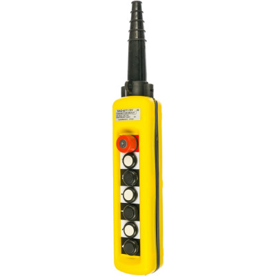 EURO-LIFT Пульт 6 кн. 1 ст. + авар.стоп + ключ 00013970
