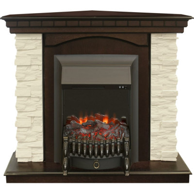 Электрический камин RealFlame Akron Corner STD+Fobos BL 10014223