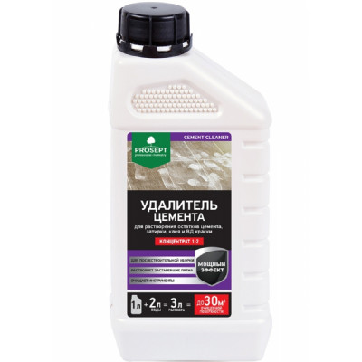 PROSEPT CEMENT CLEANER - удалитель цемента. Концентрат 1:2. 1л 022-1