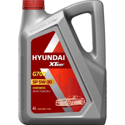 HYUNDAI XTeer Gasoline G700 5W30 SN, 4 л, Моторное масло синтетическое 1041135