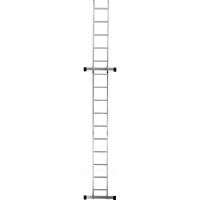 СИБРТЕХ Лестница шарнирная алюминиевая, 4х5, 97883