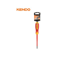 KENDO Отвертка диэлектрическая шлицевая VDE SL 4х100 мм 1000 В 20404