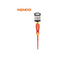 KENDO Отвертка диэлектрическая шлицевая VDE SL 4х100 мм 1000 В 20404