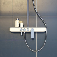 Смеситель для ванны с верхним душем IDDIS Shelfy SHESB3Fi06