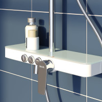 Смеситель для ванны с верхним душем IDDIS Shelfy SHESB3Fi06