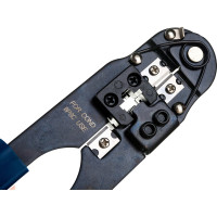 Клещи для обжима коннектеров Electraline RJ45 8P8C и RJ11 6P4C 500303