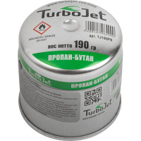 Прокалываемый баллон со смесью газа для паяльной лампы Turbojet Бутан TJ190PB
