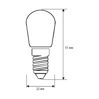 Светодиодная лампа Ergolux LED-T26-3W-E14-4К Т26 3Вт Е14 4500К 220-240В 14542